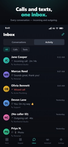 TwineDeck - Call & Text Screenshot 4 of 10