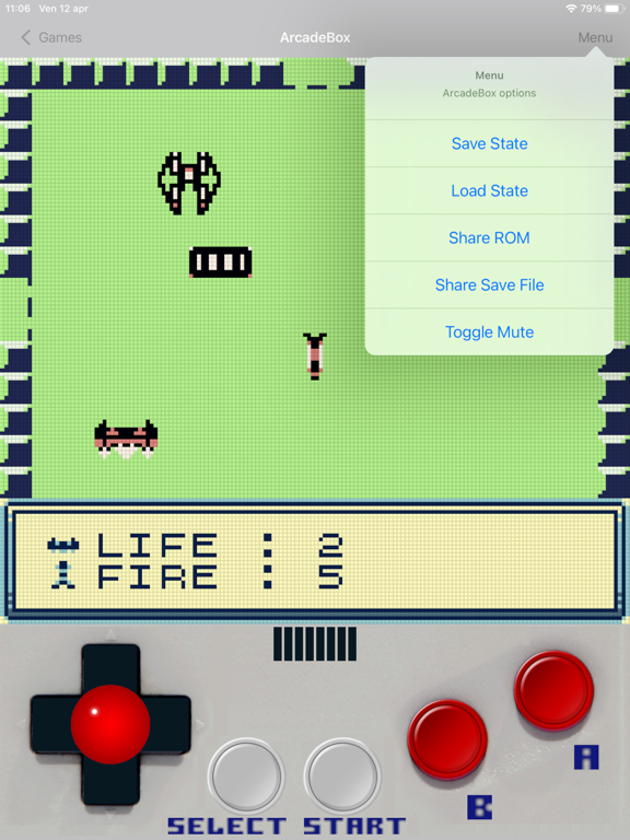 ArcadeBox iPad screenshot