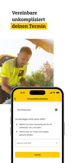 Screenshot von ADAC Pannenhilfe auf dem iPhone 5