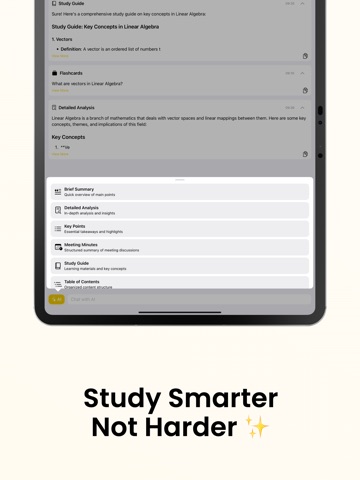 Lemonote: AI Note Taker LM iPad screenshot