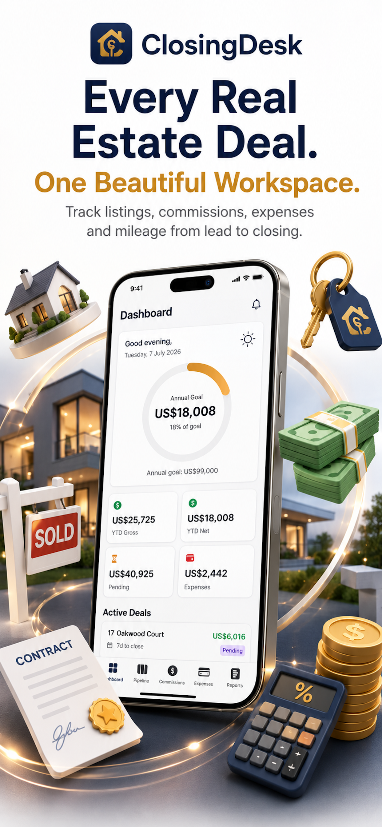 ClosingDesk: Real Estate CRM