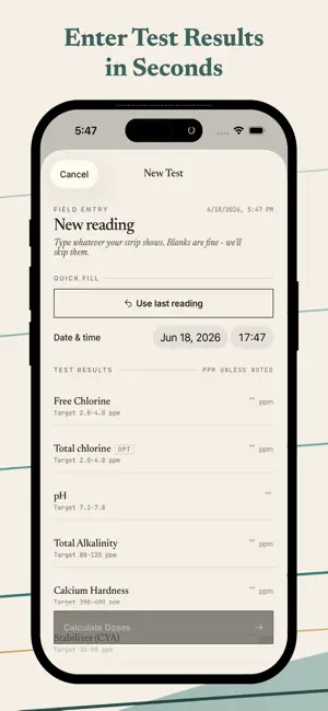 PoolLog - Water Test & Dose screenshot 3