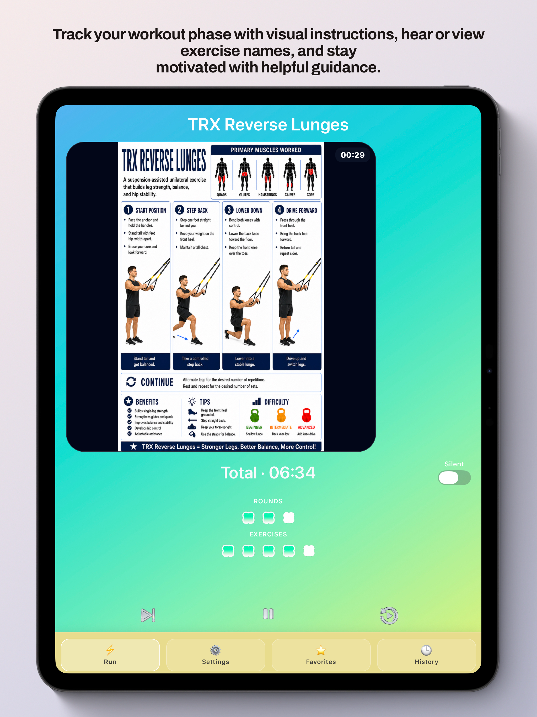 Fitness timer TABATA screenshot 9