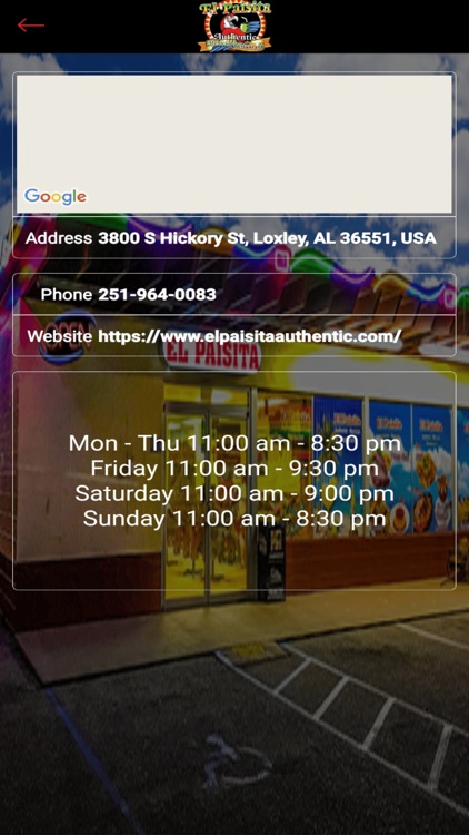 El Paisita Authentic Mexican screenshot-3