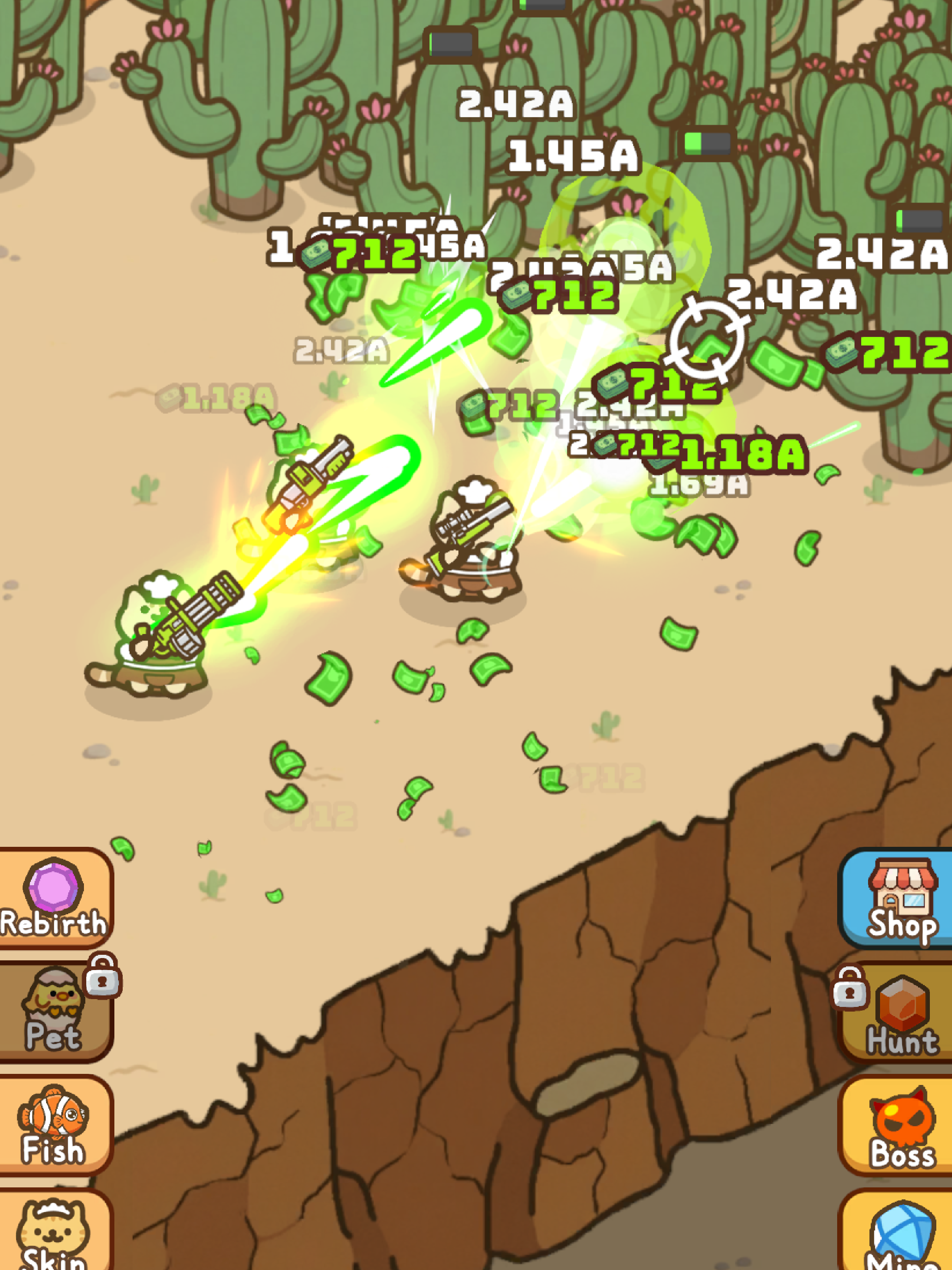 Idle Cat Gunner: Shooter RPG