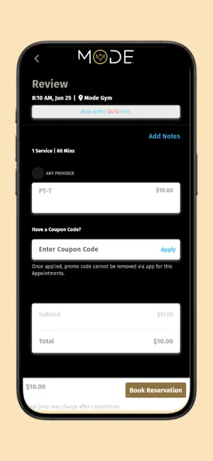 MODE Gym - Mobile screenshot 4