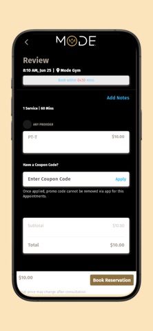 MODE Gym - Mobile Screenshot 4 of 4