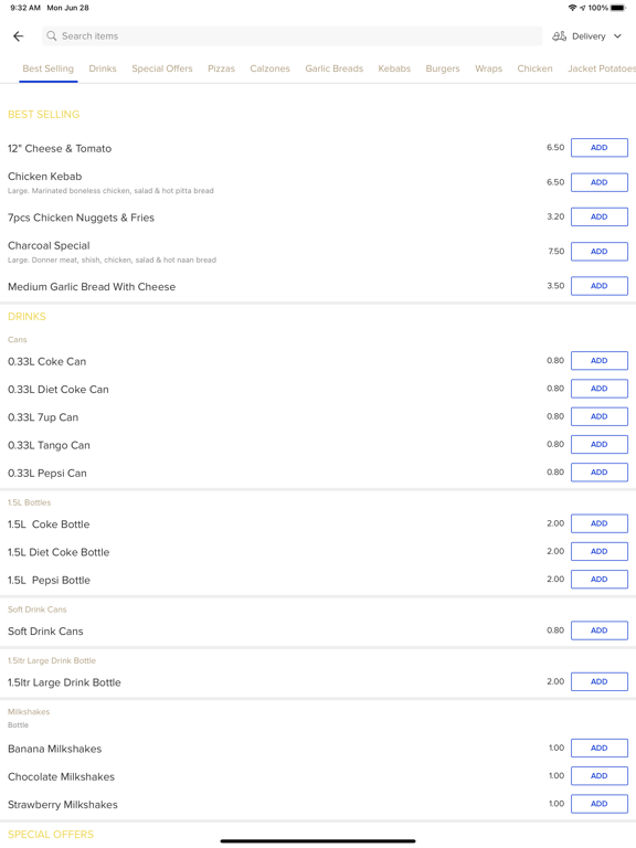 Screenshot #5 pour Continental Pizza.