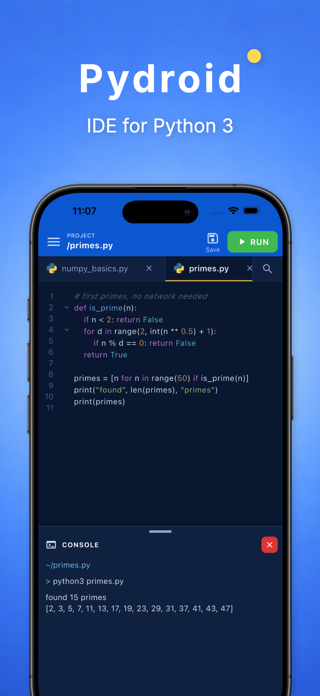 Pydroid 3 Screenshot 1 of 5