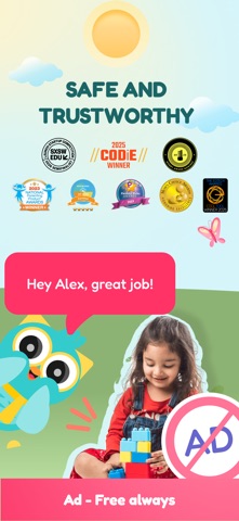 Kidzovo: Kids TV with AI Buddy iPhone screenshot