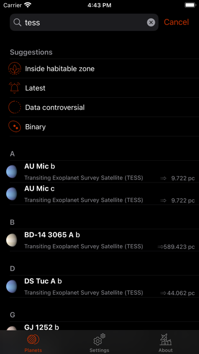 Exoplanet Explorer Screenshot