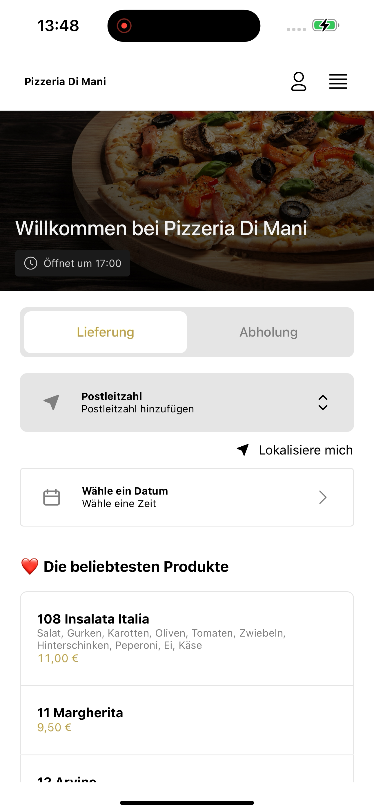 Pizzeria Di Mani screenshot 5