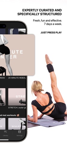 LEKFIT online studio iPhone screenshot