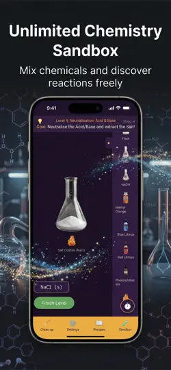 Capture d'écran de ChemLab: Chemistry Simulator sur iPhone 1