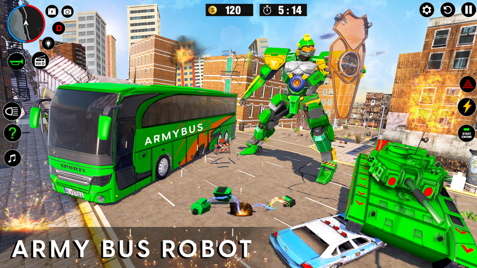 #7. Army Robot Wars - Robot Game (iOS) 来自: MINOR BUGS