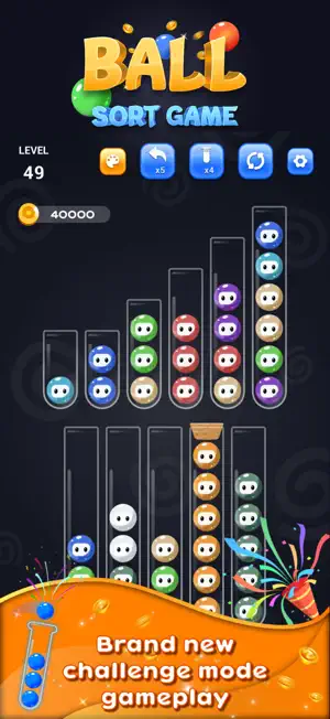 Ball Sort Puzzle Challenger screenshot 1