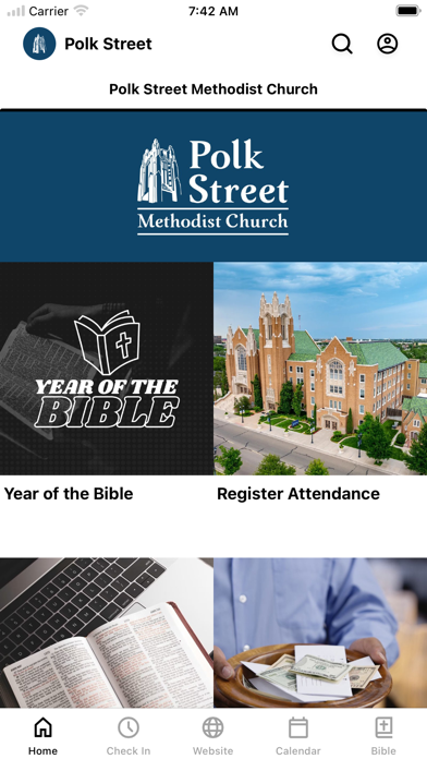 Polk Street Methodist Church Screenshot