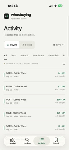 Who Is Buying Screenshot 4 of 4