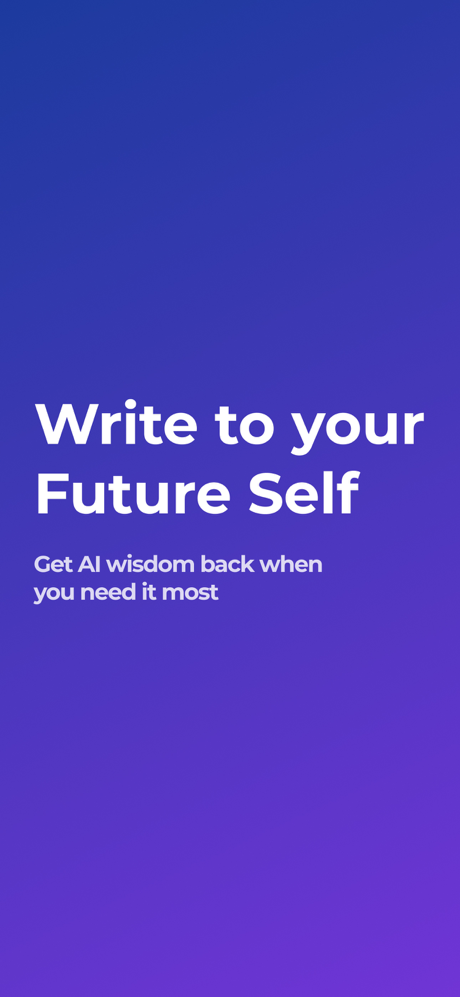 FutureSelf: AI Journal screenshot 1