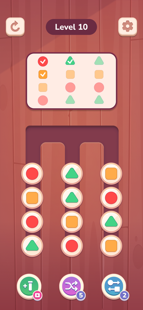 Color Shape Sort Puzzle screenshot 3