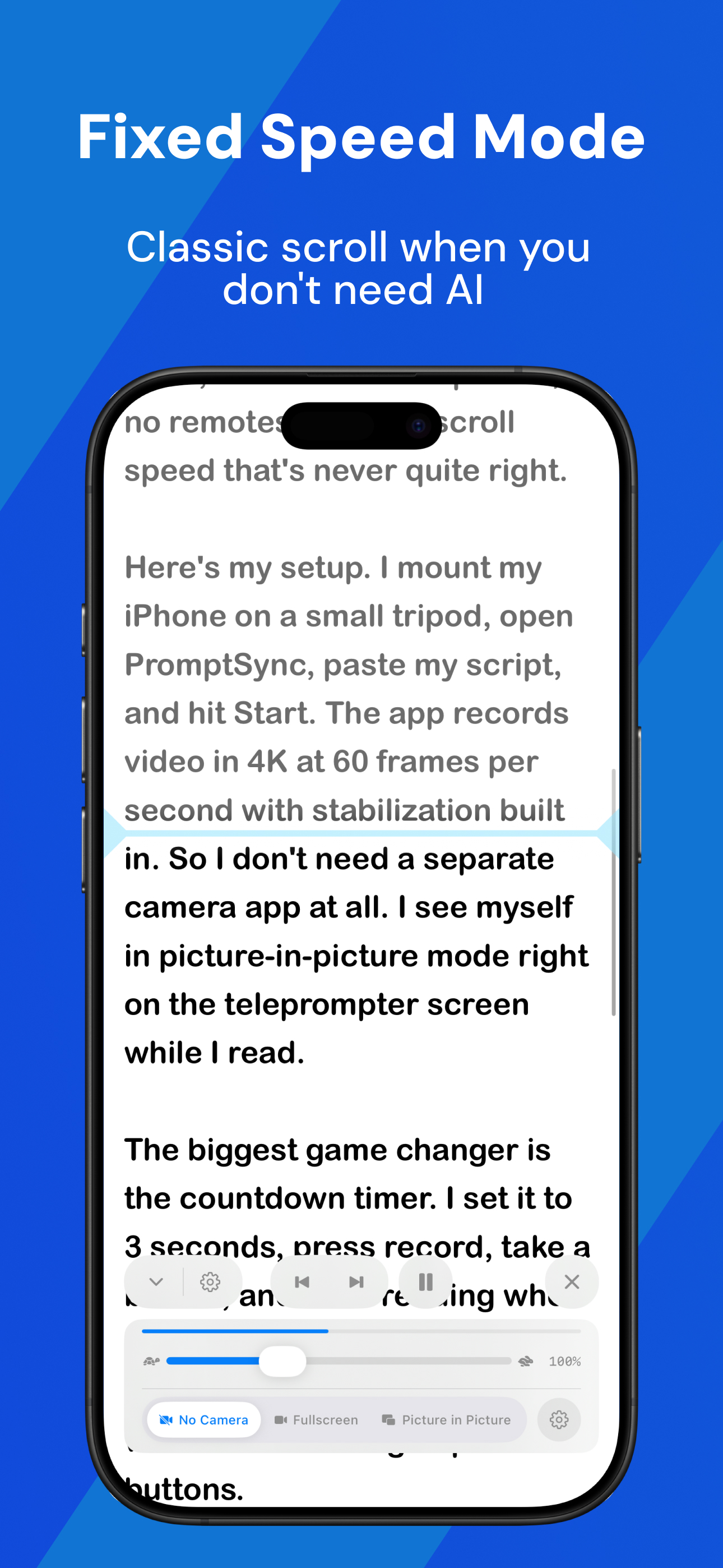 Teleprompter Script – CueSync