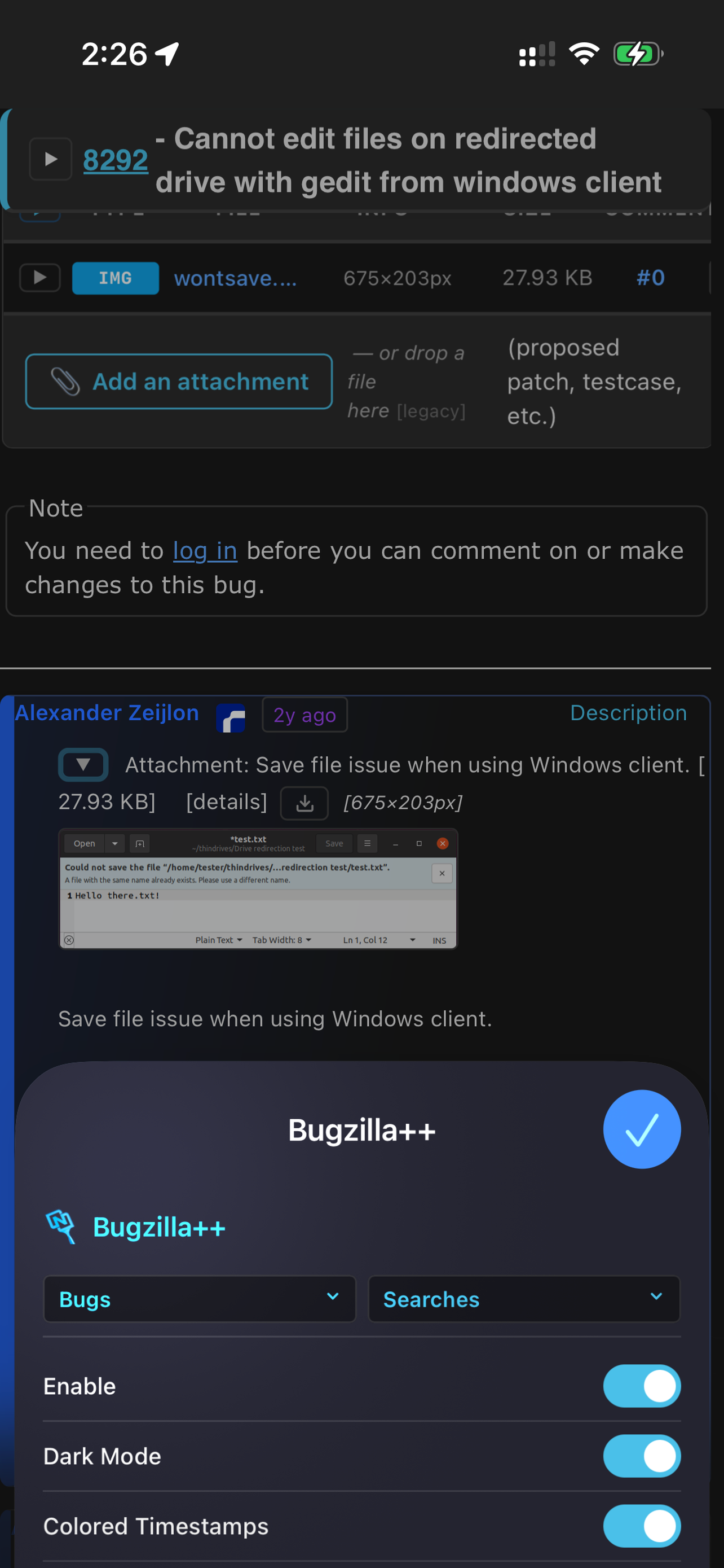 Bugzilla++