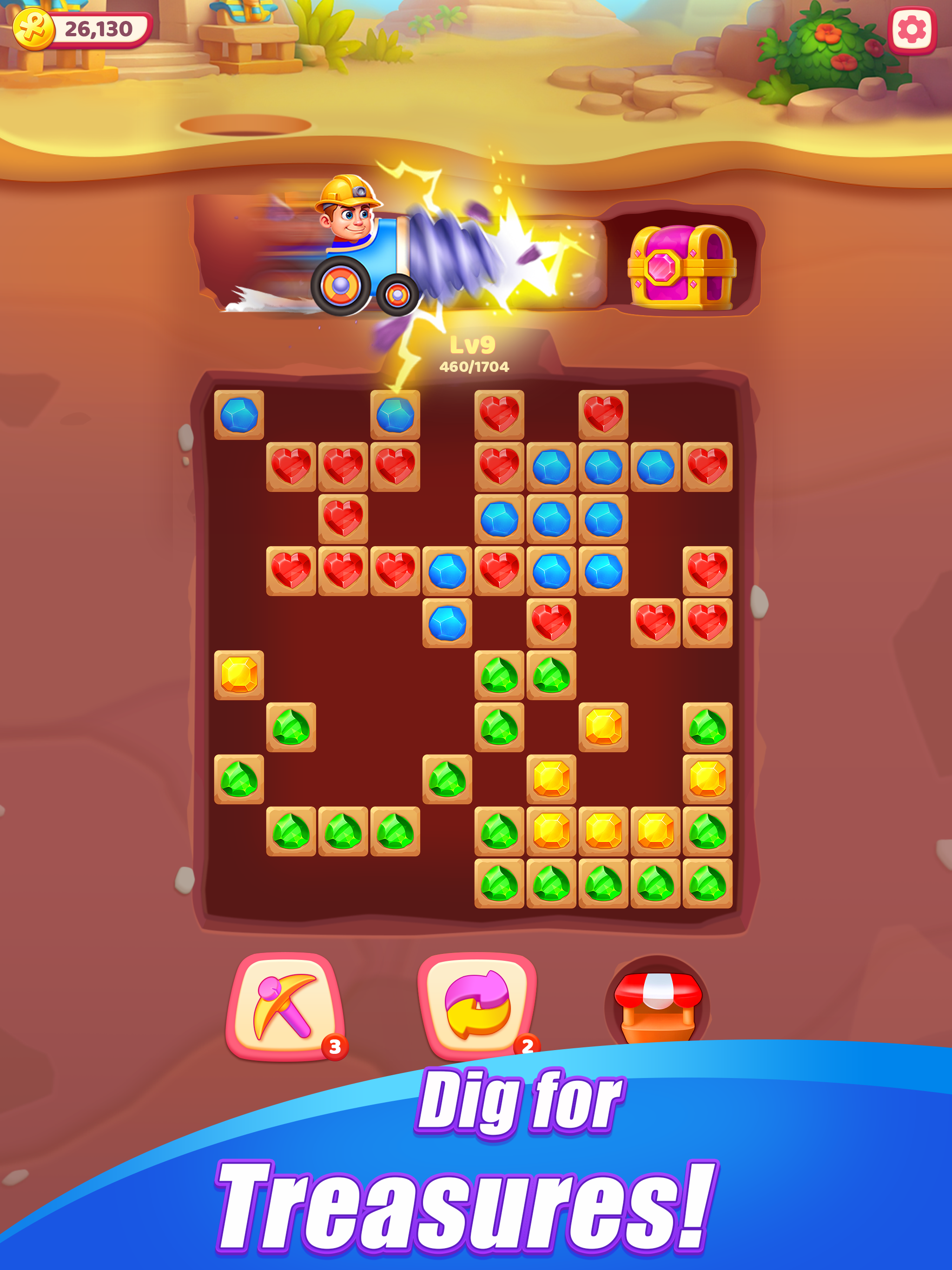 Gems Rush: Block Game screenshot 9