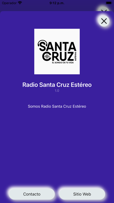 Radio Santa Cruz Estéreo Screenshot