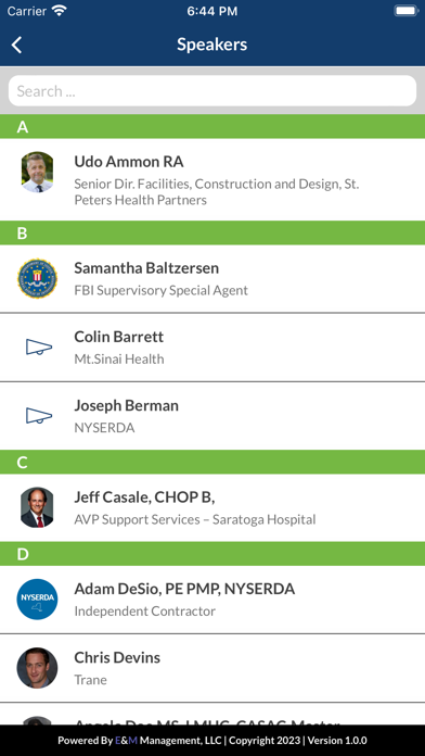 NYS Healthcare Facilities Conf Screenshot