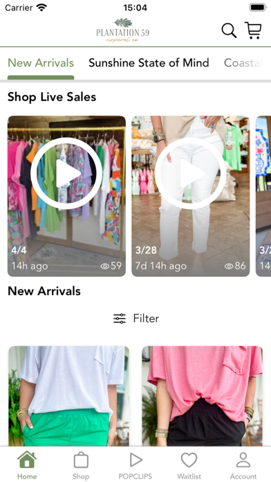 Plantation 59 Apparel Co. Screenshot 2 - AppWisp.com Plantation 59 Apparel Co. Screenshot 2 - AppWisp.com