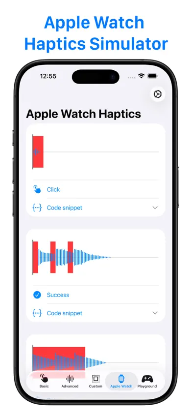 Haptic Testing: Developer Tool screenshot 3