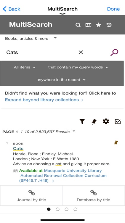 libMQ Macquarie Uni Library