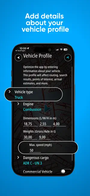 TomTom GO Expert: Truck GPS screenshot 2