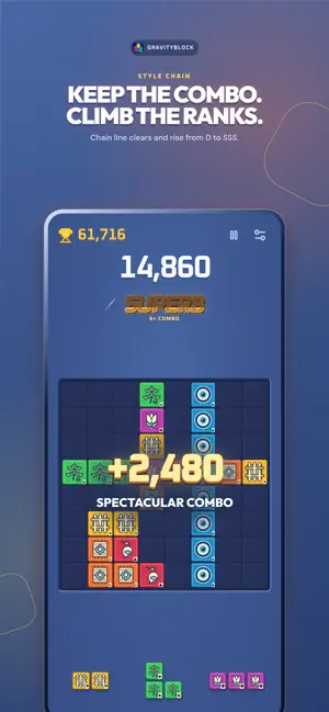 Gravity Block: Puzzle screenshot 3