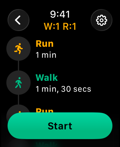 Watch to 5K－Couch to 5km coach screenshot 13