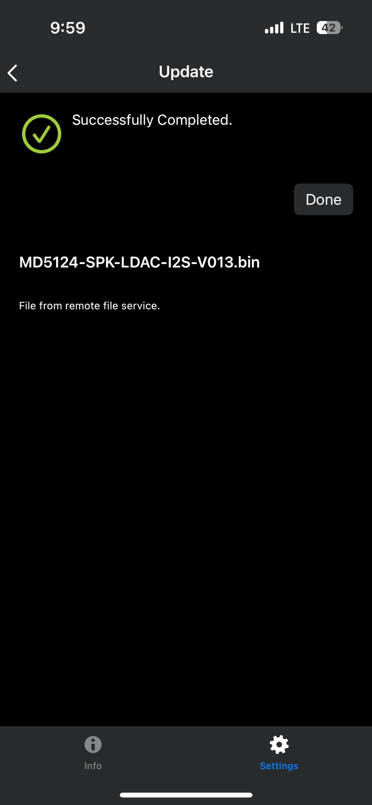 miniDSP BT Update screenshot 5