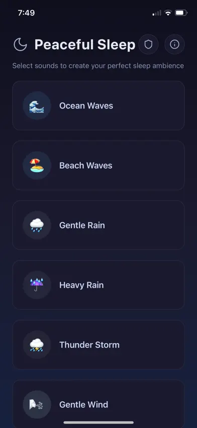 Sleep Sounds Relaxation screenshot 3
