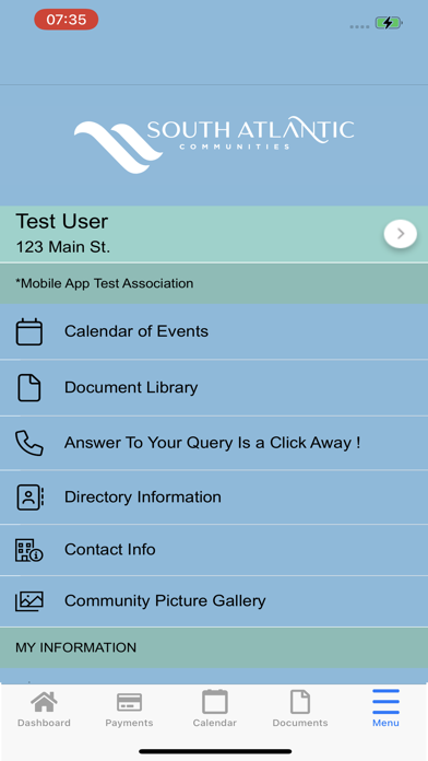 SAC Cinc Mobile Screenshot