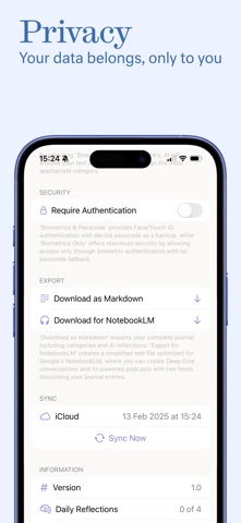Sonar: AI Journal & Insights iPhone screenshot