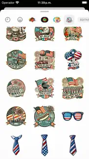 vintage 4th of july stickers iphone resimleri 3