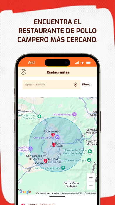 Pollo Campero Guatemala iPhone screenshot 7 - Food & Drink app