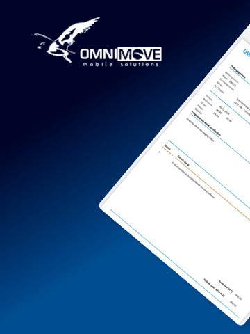 Mobile Forms OmniMove iPad screenshot