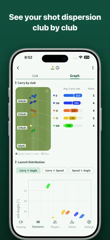 SmartTrack Golf - 弾道測定&ショットログ screenshot 3 of 6