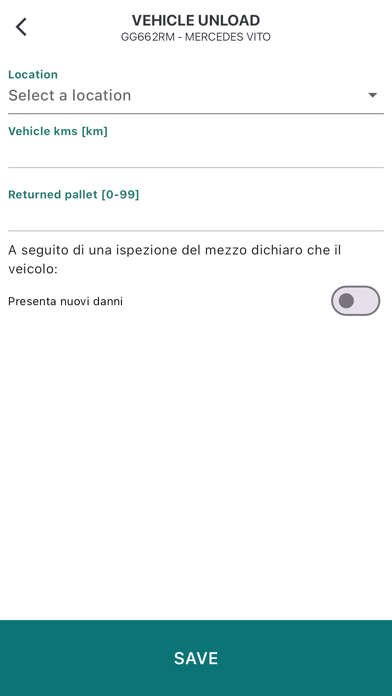 Veicoli - Inspection Screenshot