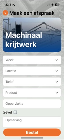 Klaas Quartel BV BestelApp iPhone screenshot