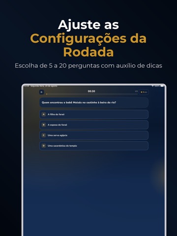 Quiz Bíblico: Perguntas Bíblia iPad screenshot
