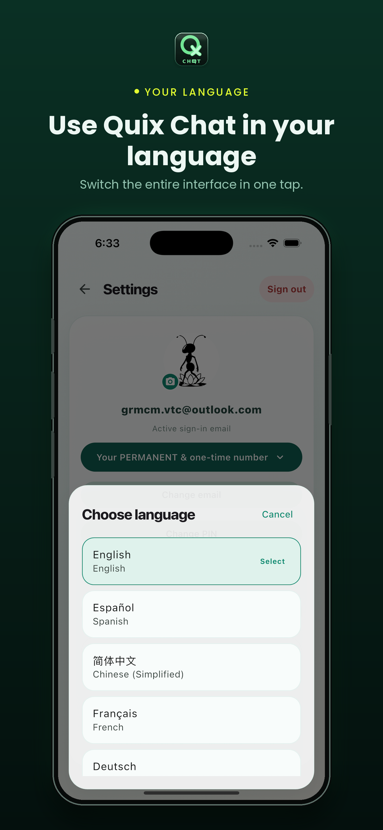 Quix Chat screenshot 5