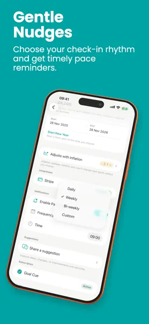 Goal Cue: Income Tracker screenshot 3