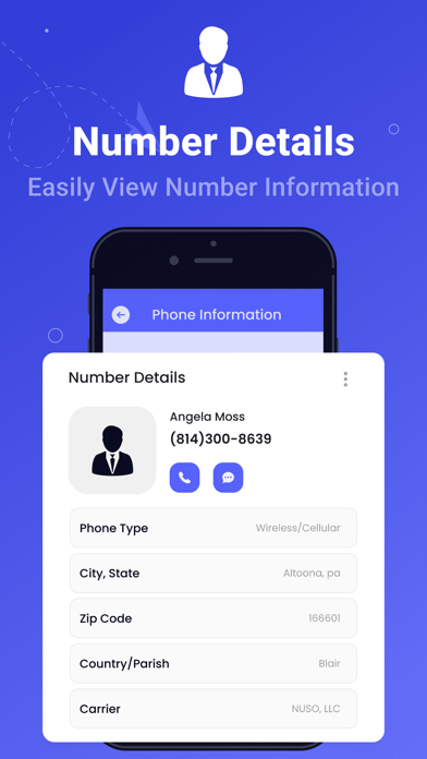 Reverse Lookup: Phone Search Screenshot