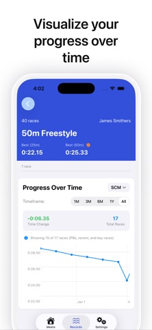 Streamline: Swim Meet Tracker Screenshot 6 of 7